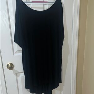 Elegant Black Women's shirt dress